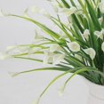 thumbnail image 3 of ZOELNIC 4 Bouquet Artificial Calla Lily Flower Wedding Table Plant Home Garden Decor , White, 3 of 7