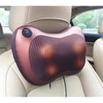 thumbnail image 4 of Heating massage cushion, Shiatsu wellness massager with 8 rollers, kneading back neck body, Relax massage device, 4 of 4