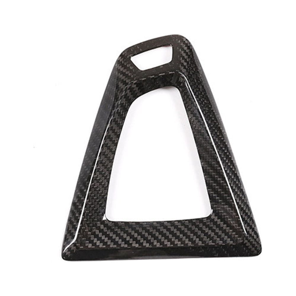 Gear Shift Knob Cap Shifter Panel Cover TrimCarbon Fiber For BMW M3 M4 2014-2018