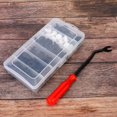 thumbnail image 2 of Car Door Fastener  Car Body Retainers  Bumper Fastener 100 Pcs 6 Different Sizes Car Body Plastic Pin Push Rivet Fasteners Trim Panel Kit ANGGREK Car Door Fastener, 2 of 8