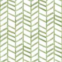 Chesapeake Fletching Green Geometric Wallpaper