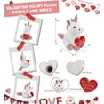 thumbnail image 3 of DolliBu I Love You Plush Super Soft White Unicorn - Cute Stuffed Toy Unicorn with Red Heart Plush for Valentines, Anniversary, Romantic Date, Boyfriend, or Girlfriend Gift - 9 Inches, 3 of 6