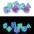 thumbnail image 1 of Sirius Dice SDZ000603 Glowworm Peacock Dice - Set of 7, 1 of 1