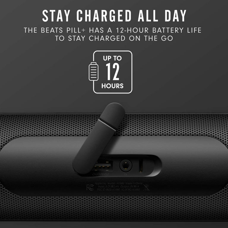 Beats pill+ battery life 2025