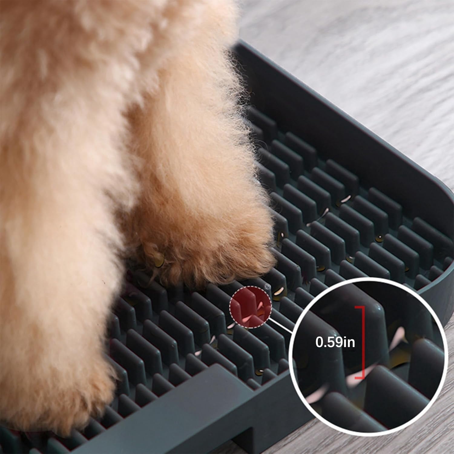 Washable Reusable Dog Puppy Potty Tray, Pee Pad Indoor Wee Training, Dog Potty Training, Portable Easy-Wash and Paw-Friendly Dog Pee Pads, Charcoal Gray