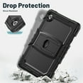 thumbnail image 5 of FJLBDE Case for Lenovo Tab 10.1 inch 2025 Release (TB-311FU/TB-311XU), Rugged Shockproof Tablet Cases Cover with Kickstand Shoulder Strap, Black, 5 of 7