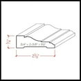 thumbnail image 7 of EWCA11 Colonial Casing 2-3/8" wide x 3/4" Trim. Unfinished Moulding, 7 of 7