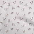 thumbnail image 1 of oneOone Polyester Spandex Maroon Fabric Horse Sewing Fabric By The Yard Printed Diy Clothing Sewing Supplies 56 Inch Wide, 1 of 5