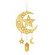 thumbnail image 4 of Decoración festiva para puerta con colgante de Ramadán con motivo islámico de luna y estrella en acrílico Estilo D, 4 of 9