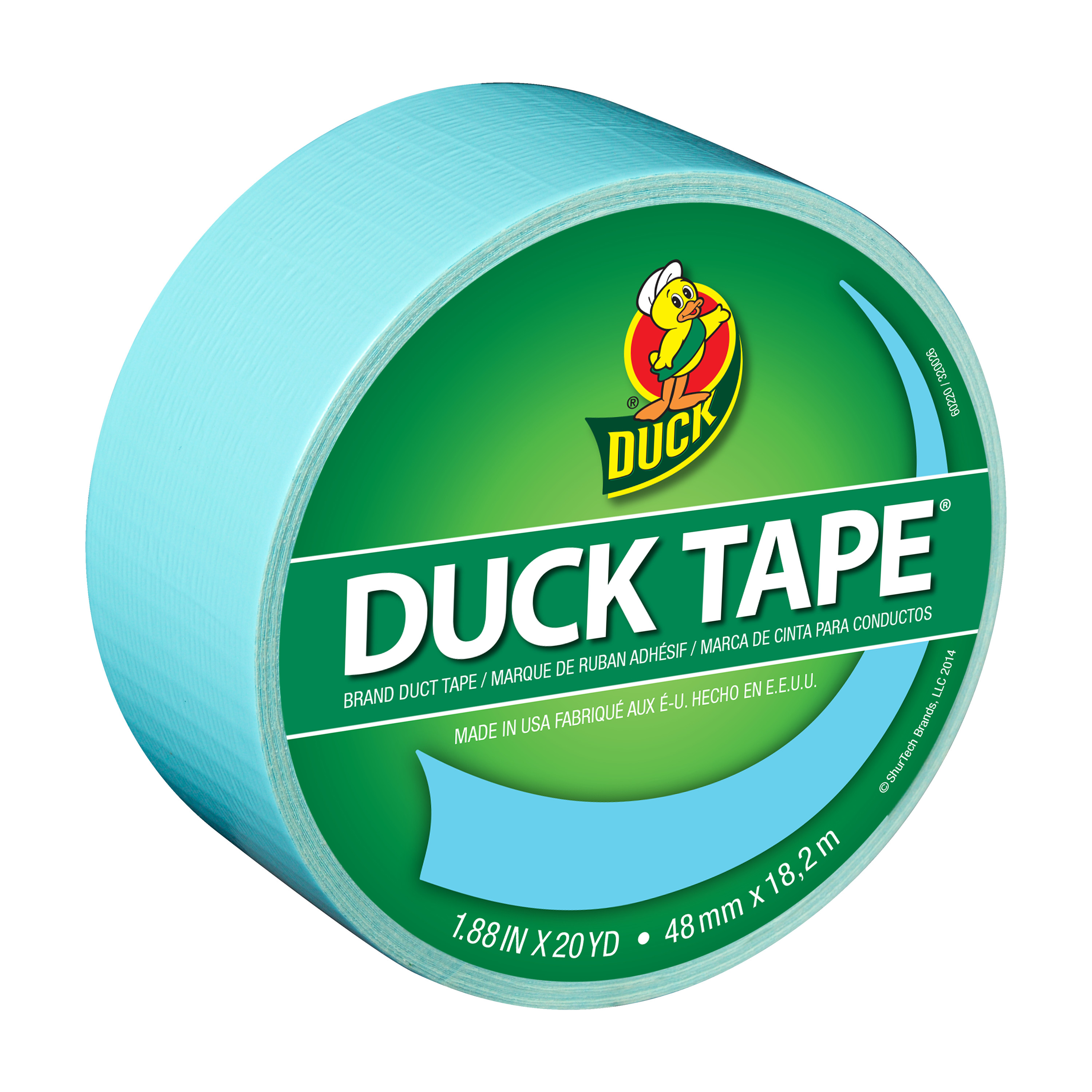 Duck Brand 1.88 in. x 20 yd. Frozen Blue Colored Duct Tape, 3 Pack - image 3 of 7