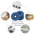 thumbnail image 2 of Yeacher Strip Discs Purple Stripping Wheel Rust Removal Disc for Angle Grinders 4-1/2'' x 7/8'' Remove Paint Rust Welds Oxidation, 2 of 8