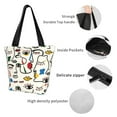 thumbnail image 3 of Bingfone Aabstract Eyes Women Shoulder Tote Bags Casual Bag Ladies Shopping Handbag, 3 of 6