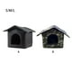 thumbnail image 5 of Billuyoard Casa para gatos Agradable para la piel e hipoalergénica A prueba de rasguños y resistente a desgarros para la comodidad del gato Suministros para perros negro Largo: 45*43*40cm, 5 of 6