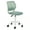 Green, variant on YINYUN Compact Office Chair, Ergonomic Mesh Backrest Swivel Chair with Casters, Armless Soft Seat Cushion, Ideal for Bedrooms, Home Offices, and Students, Pink