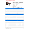 thumbnail image 2 of Rear Brake Shoe Set - Compatible with 2008 - 2015 Cadillac CTS 2009 2010 2011 2012 2013 2014, 2 of 2