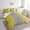 Grey and Yellow, variant on Purple and Pink Bedding Comforter Sets 7 Pieces Gradient Ombre Bed in a Bag, Wave Lines Dots Queen Bedding Sets Aesthetic Geometry Comforter Set Modern Abstract Bedding Sets & Collections Room Decor