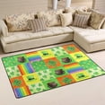 thumbnail image 2 of Coolnut Lightweight Soft Area Rugs 31x20 Inch, Saint Patrick Symbols Floor Mat Doormat for for Rooms Entrance Hardwood Floor Living Room 2'7" x 1'8"） Nursery Rugs, 2 of 5