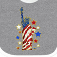 thumbnail image 4 of Inktastic Statue of Liberty Boys or Girls Baby Bib, 4 of 4