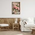 thumbnail image 3 of Stupell Industries Elegant Peonies in Vase Plants & Flowers Painting Brown Floater Framed Canvas Art Print Wall Art, 21 x 31, 3 of 10