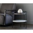 thumbnail image 2 of Sunpan Brighton 20.25" Contemporary Metal Nightstand in Brown, 2 of 4