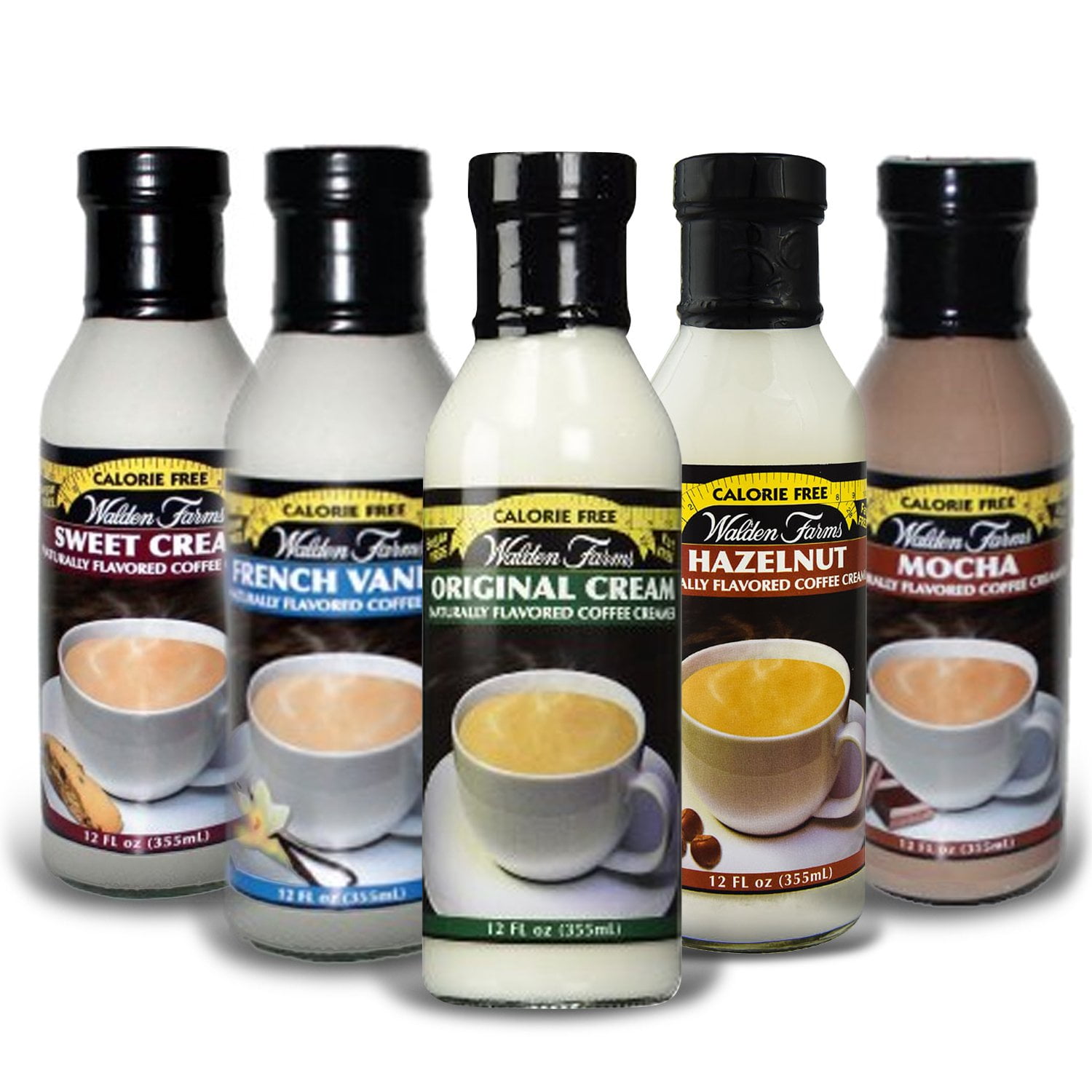 Coffee Creamers Calorie Free, Dairy Free, Carb Free And Vegan Pack of 5