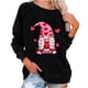 thumbnail image 2 of ICHUANYI Liquidación Mujer Casual Manga Completa Cuello Redondo Tops Blusa Suelta Sudadera con Estampado del Día de San Valentín ICHUANYI WER202308243959, 2 of 5
