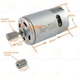 thumbnail image 2 of CHANCS Drive Motor Engine 550 12V DC 12000RPM Electric Car Motor Repair for Kids Electric Cars, 2 of 7