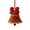 B, variant on DIY Crochet Christmas Bell Ornament Kit - Complete Beginner Craft Kit with Yarn & Instructions, Hand-Knitted Holiday Decor for Personalized Tree Bells, Stocking Stuffers