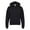 Black, variant on SS4001Y Youth Midweight Hooded Pullover Sweatshirt