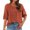 A4 Orange, variant on Peasant Tops for Women Elbow Sleeve Mexican Shirts Summer Tops for Women Retro Embroidered Boho Tops Blusas De Lino Para Mujer Outfits for Women Over 50 Trendy Crew Neck Blouses Orange XL