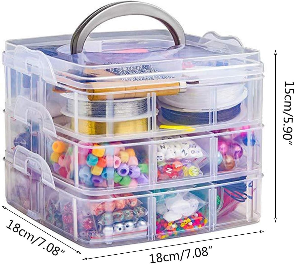 4658Pcs Jewelry Making Supplies with Assorted Beads Pliers