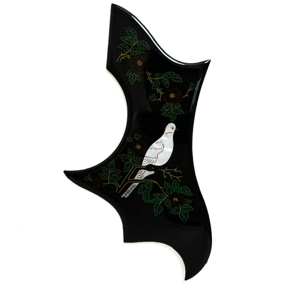 Dove Pattern 2mm Pickguard for Gibson Acoustic – Self-Adhesive Scratch Guard