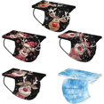 thumbnail image 1 of 50PC Adult Christmas Disposable Face_mask, 1 of 5