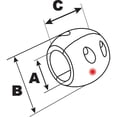 thumbnail image 2 of Cuello aerodinámico Anode Navalloy, eje de 2.25 pulgadas, 2 of 2