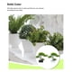 thumbnail image 3 of Planta artificial Wosthever ABS decorativa portátil Gabinete de vino color blanco, 3 of 6