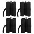 thumbnail image 3 of Extra Large Canopy Weights Bag Leg Weight for Pop up Canopy Tent Gazebo Patio Instant Outdoor Sun Shelter, Tent Weight Sand Bags (4Pack black), 3 of 5