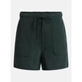 thumbnail image 6 of Time and Tru Women's Soft Utility Shorts, 4" Inseam, Sizes XS-XXXL, 6 of 6