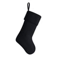thumbnail image 2 of 20 inch Velvet Christmas Stockings,Velvet Christmas Stocking,Christmas Decor Soft Velvet Hanging Christmas Stocking Decoration(Black), 2 of 4