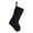 Black, variant on 1 Pc Hot Pink Velvet Christmas Stocking Soft Faux Fur Fireplace Xmas Stocking Christmas Tree Ornament Velvet Xmas Hanging Stocking for New Year Holiday Decor, 14.17"x9.44"x7.87", Hot Pink