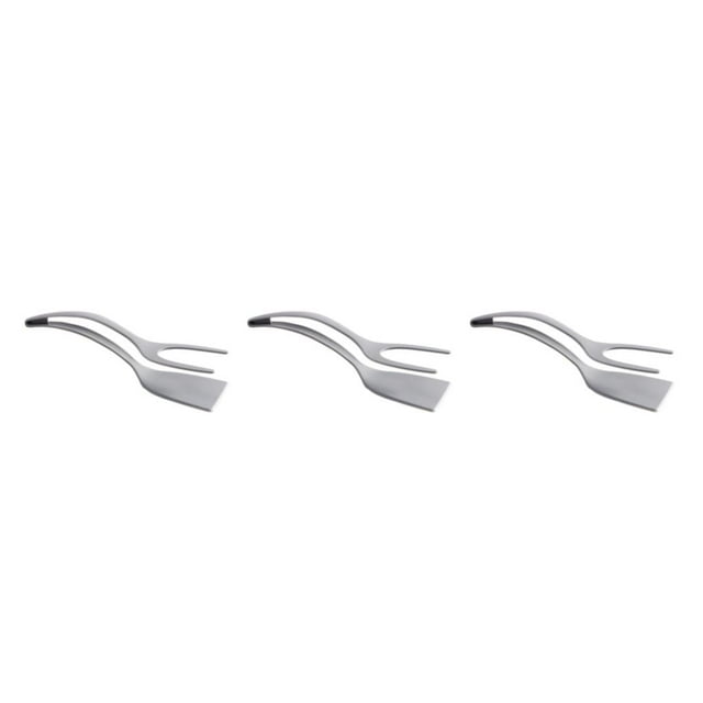 Guardoinrt Heat Resistant Nylon Spatula Turner Double Sided For Versatile Cooking Comfortable Handle Easy grey 3Set