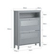 thumbnail image 3 of SoBuy FSR152-HG Hallway Shoe Cabinet Shoe Rack Shoe Storage Cupboard Organizer, 3 of 8