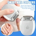 thumbnail image 2 of Automatic Electric Nail Clipper, 2-Speed Portable Fingernail Grinder for Daily Nail Care(1Pc), 2 of 6