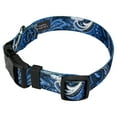 thumbnail image 3 of Country Brook Petz® Deluxe Blue Paisley Dog Collar - Made in The U.S.A., 2XS, 3 of 5