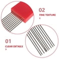 thumbnail image 2 of KAKOWELY kids guiro scraper 2pcs Multi-Functional Kids Guiro Scraper Shaving Brush for Instruments Guiro Instrument Scraper Percussion Instrument Tool Guiro Instrument Scrap Tool Kids Accompany Brush, 2 of 5
