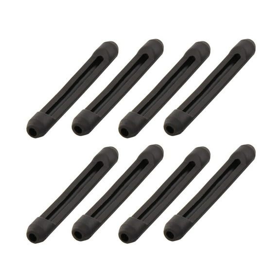 MLINS  4 Pairs Non-slip Feet Eyeglass Ear Pads Accessories Cover Glasses Man Office Black