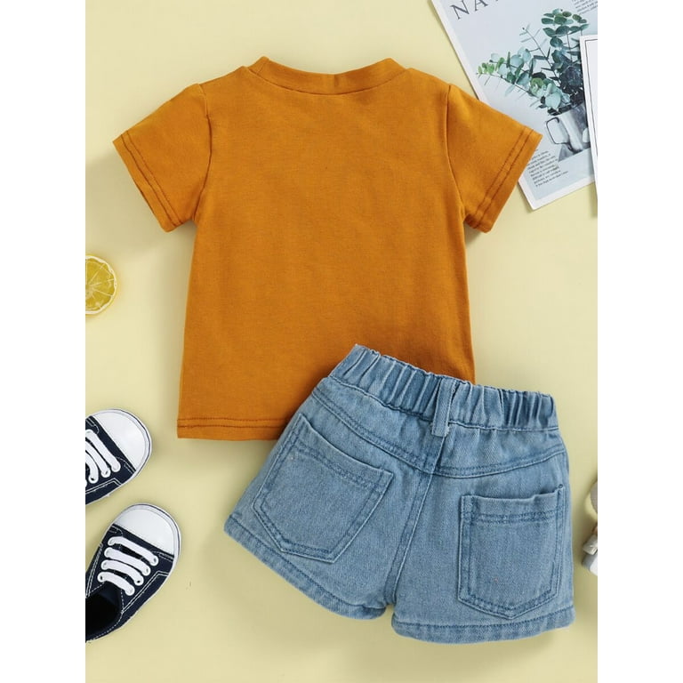 Infant boy deals denim shorts