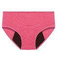thumbnail image 4 of 3 Pack Period Underwear for Women Leak Proof Underwear High Waisted Protective Briefs Plus Size Seamless Panties Underpants, 4 of 9