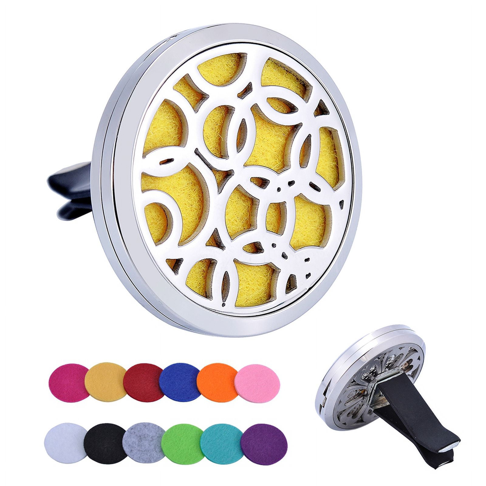 Anavia Large Bubbles Aromatherapy Essential Oil Car Vent Clip with Gift Box