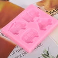 thumbnail image 4 of facefd Silicone Car Shape Fondant Mold Replacement Heats-resistant Cute Cartoon Pastry Bread Baking Mould Accessories, 4 of 6