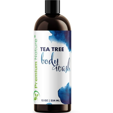 Premium Nature Tea Tree Oil Body & Foot Wash, 100% Natural, 12